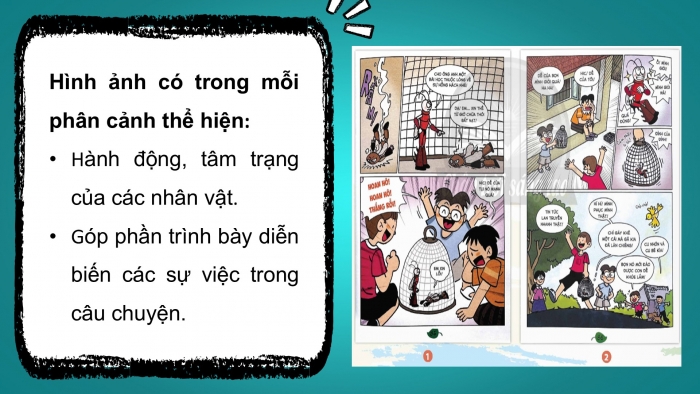 Giáo án điện tử Mĩ thuật 5 chân trời bản 1 Bài 2: Sáng tác truyện tranh