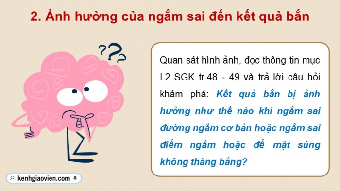 Giáo án điện tử Quốc phòng an ninh 12 cánh diều Bài 6: Kĩ thuật bắn súng tiểu liên AK