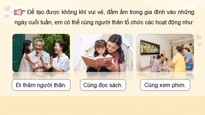 Giáo án điện tử Hoạt động trải nghiệm 5 kết nối Chủ đề Gia đình đầm ấm - Tuần 20