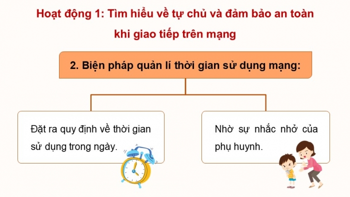 Giáo án điện tử Hoạt động trải nghiệm 5 kết nối Chủ đề Sống an toàn và tự chủ - Tuần 23