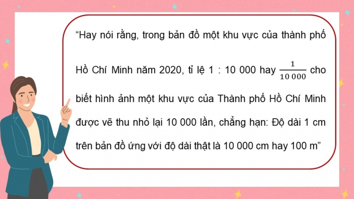 Giáo án điện tử Toán 5 kết nối Bài 37: Tỉ lệ bản đồ và ứng dụng