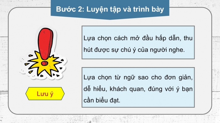 Giáo án điện tử chuyên đề Ngữ văn 12 chân trời CĐ 3 Phần 3: Yêu cầu và cách thức thuyết trình về phong cách sáng tác của một trường phái văn học (cổ điển, lãng mạn hoặc hiện thực)