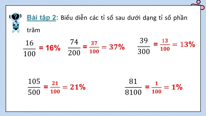 Giáo án PPT dạy thêm Toán 5 Kết nối bài 36: Tỉ số. Tỉ số phần trăm