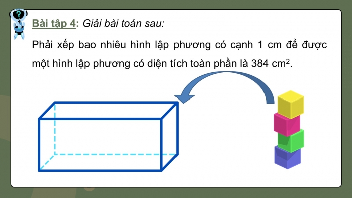 Giáo án PPT dạy thêm Toán 5 Kết nối bài 53: Thể tích của hình lập phương