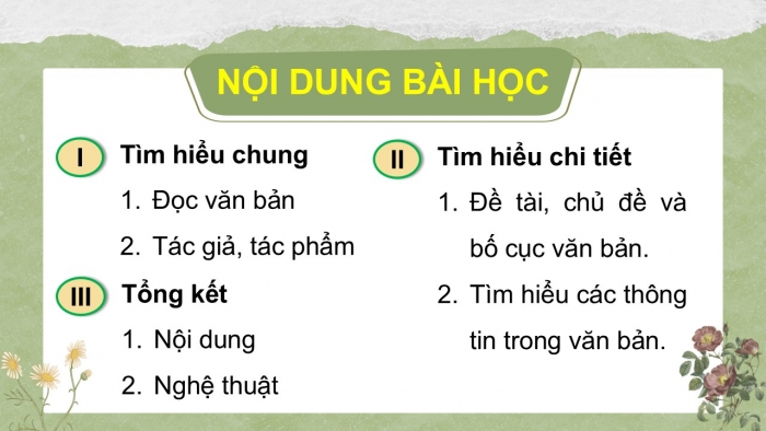 Giáo án điện tử Ngữ văn 9 kết nối Bài 9: Văn hóa hoa – cây cảnh (Trần Quốc Vượng)