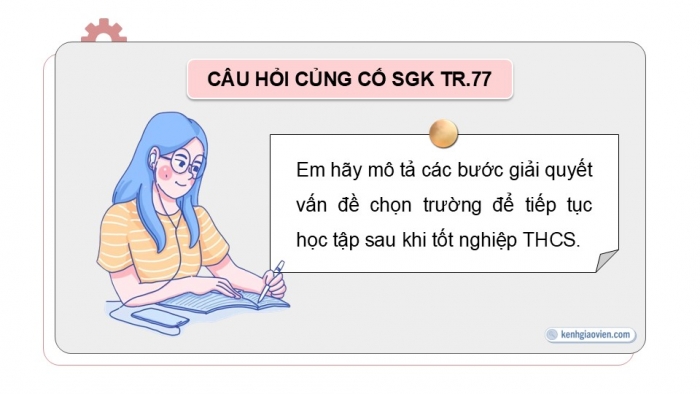 Giáo án điện tử Tin học 9 kết nối Bài 14: Giải quyết vấn đề