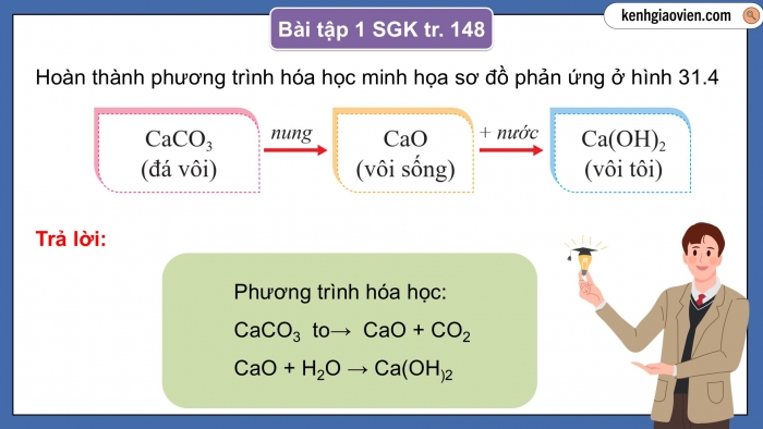 Giáo án điện tử KHTN 9 cánh diều - Phân môn Hoá học Bài 31: Ứng dụng một số tài nguyên trong vỏ Trái Đất