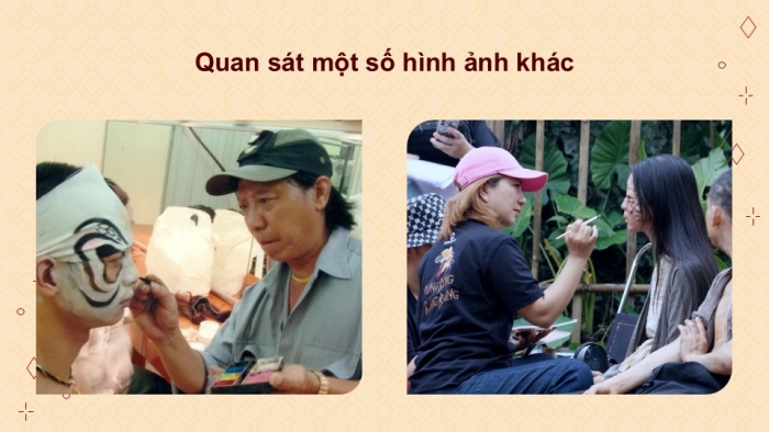 Giáo án điện tử Mĩ thuật 12 Thiết kế mĩ thuật sân khấu điện ảnh Kết nối Bài 2: Thực hành thiết kế trang phục sân khấu, điện ảnh từ vật liệu sẵn có