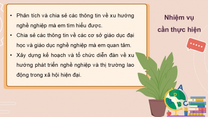 Giáo án điện tử Hoạt động trải nghiệm 12 chân trời bản 1 Chủ đề 7: Xu hướng phát triển nghề nghiệp và thị trường lao động (P1)