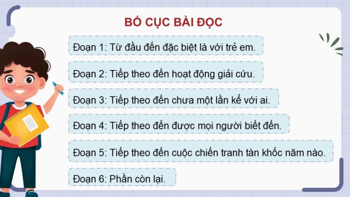 Giáo án điện tử Tiếng Việt 5 kết nối Bài 27: Một người hùng thầm lặng