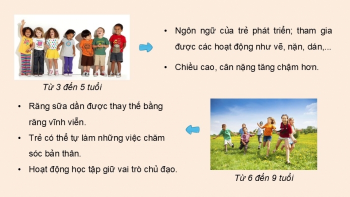 Giáo án điện tử Khoa học 5 kết nối Bài 23: Các giai đoạn phát triển chính của con người