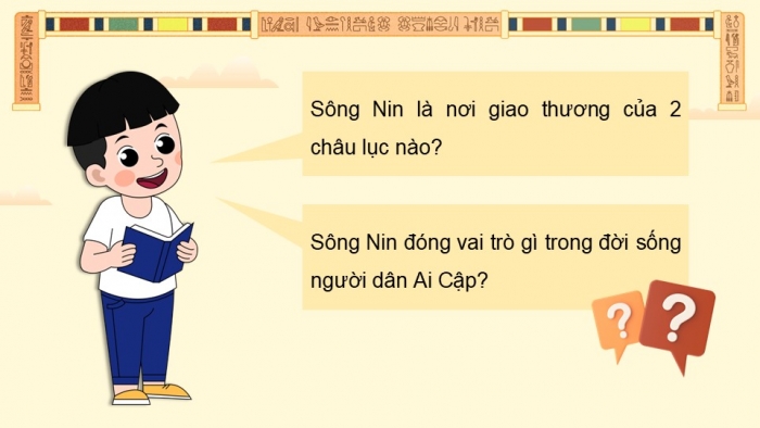 Giáo án điện tử Lịch sử và Địa lí 5 chân trời Bài 23: Văn minh Ai Cập