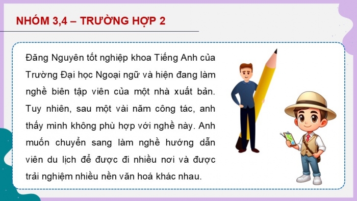 Giáo án điện tử Hoạt động trải nghiệm 12 kết nối Chủ đề 9 Tuần 3