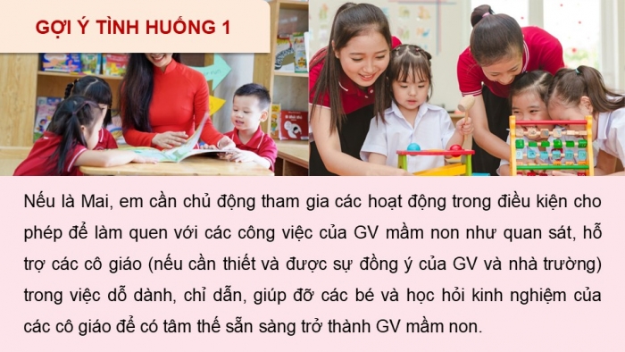 Giáo án điện tử Hoạt động trải nghiệm 12 kết nối Chủ đề 10 Tuần 3