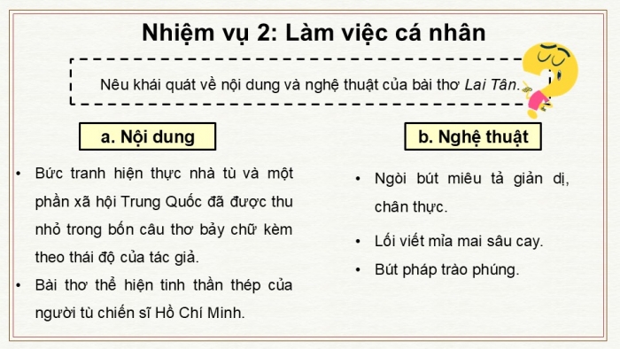 Giáo án PPT dạy thêm Ngữ văn 12 cánh diều bài 6: Nhật kí trong tù (Hồ Chí Minh) - vb Lai Tân