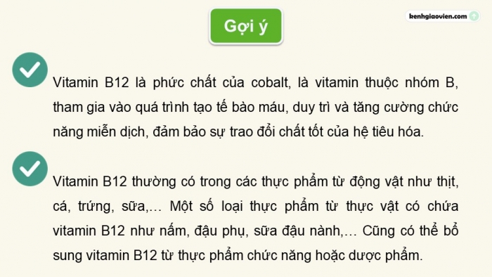 Giáo án điện tử chuyên đề Hoá học 12 chân trời Bài 8: Vai trò và ứng dụng của phức chất