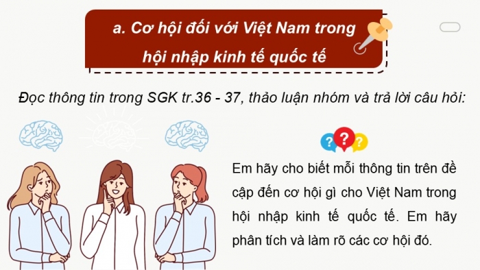 Giáo án điện tử chuyên đề Kinh tế pháp luật 12 cánh diều CĐ 3: Việt Nam trong tiến trình hội nhập kinh tế quốc tế