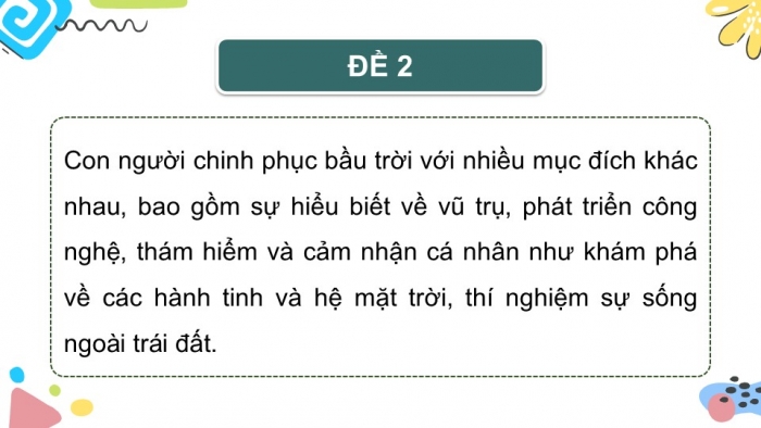 Giáo án điện tử Tiếng Việt 5 cánh diều Bài 17: Trao đổi Chinh phục bầu trời