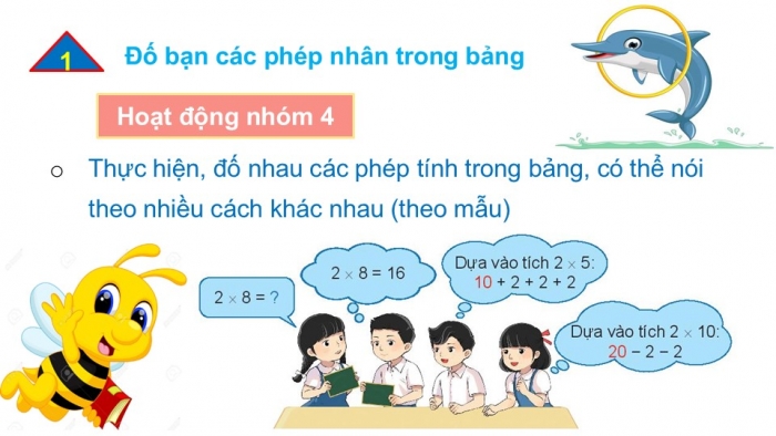 Giáo án PPT Toán 2 chân trời bài Bảng nhân 2