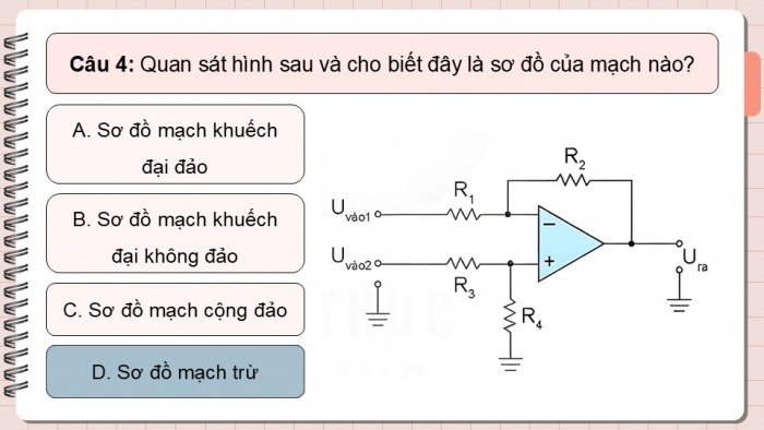 Giáo án điện tử Công nghệ 12 Điện - Điện tử Kết nối Bài Tổng kết chương VII