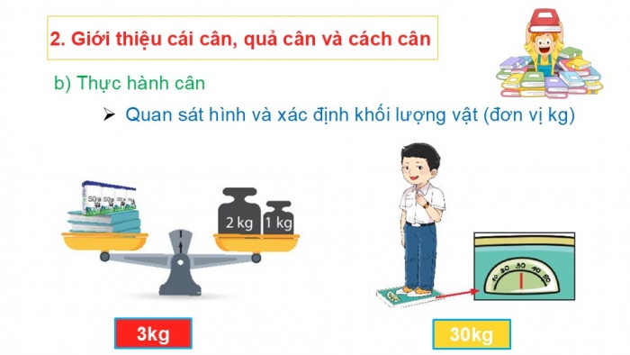 Giáo án PPT Toán 2 chân trời bài Ki-lô-gam