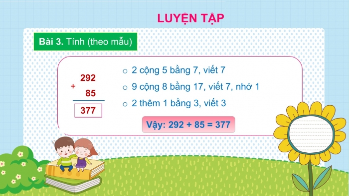 Giáo án PPT Toán 2 cánh diều bài Phép cộng (có nhớ) trong phạm vi 1000