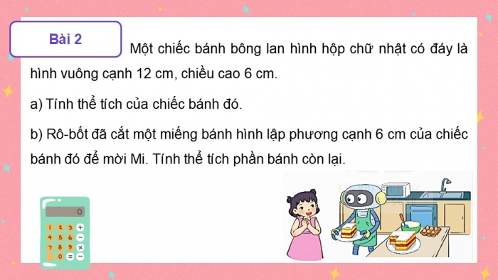 Giáo án điện tử Toán 5 kết nối Bài 53: Thể tích của hình lập phương