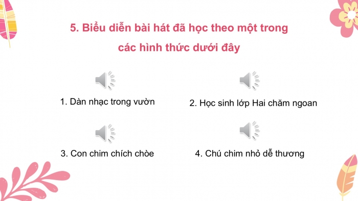 Giáo án PPT Âm nhạc 2 kết nối Tiết 16, 17: Ôn tập cuối Học kì I