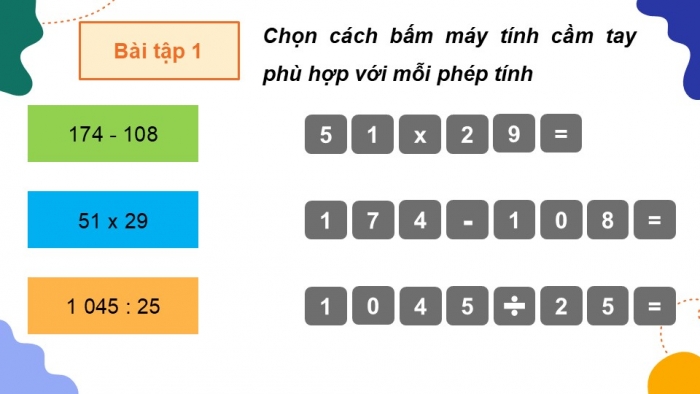 Giáo án điện tử Toán 5 kết nối Bài 42: Máy tính cầm tay