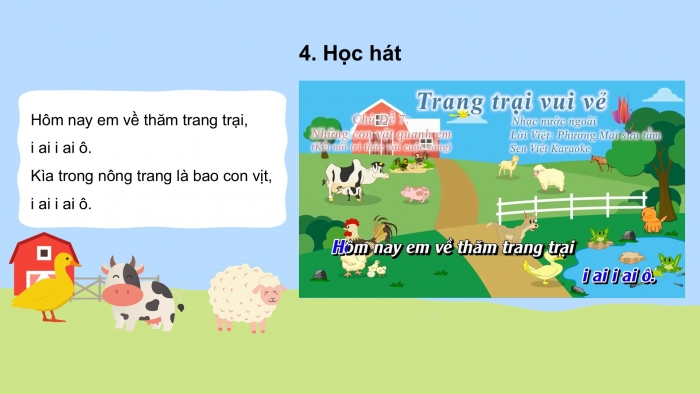 Giáo án PPT Âm nhạc 2 kết nối Tiết 27: Học bài hát Trang trại vui vẻ