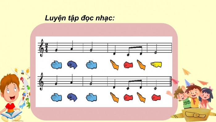 Giáo án PPT Âm nhạc 2 chân trời Tiết 3: Tập mẫu vận động cơ thể, vỗ đệm cho bài hát, Luyện tập mẫu âm và thực hành