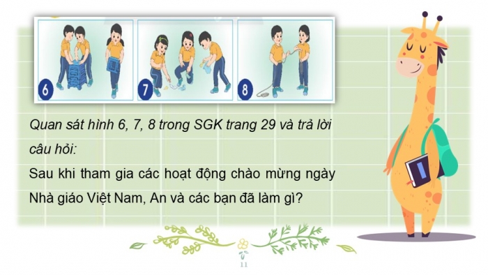 Giáo án PPT Tự nhiên và Xã hội 2 chân trời Bài 7: Ngày Nhà giáo Việt Nam