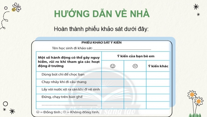 Giáo án PPT Tự nhiên và Xã hội 2 chân trời Bài 8: An toàn và giữ vệ sinh khi tham gia các hoạt động ở trường