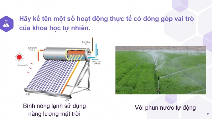 Giáo án PPT KHTN 6 chân trời Bài 1: Giới thiệu về khoa học tự nhiên