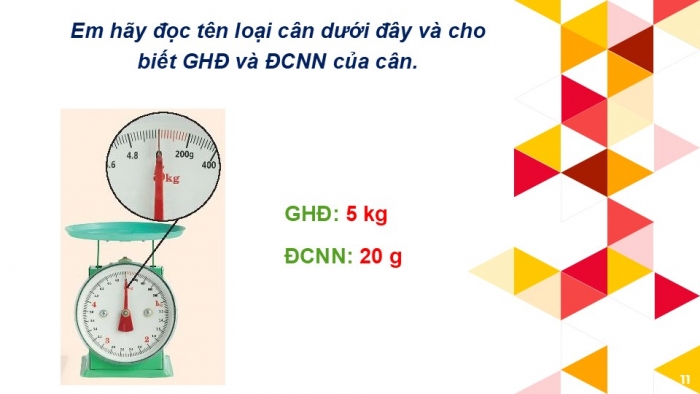 Giáo án PPT KHTN 6 chân trời Bài 5: Đo khối lượng