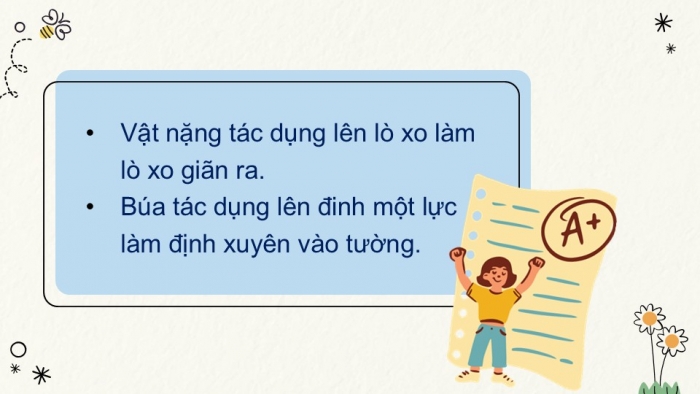 Giáo án PPT KHTN 6 chân trời Bài 38: Lực tiếp xúc và lực không tiếp xúc