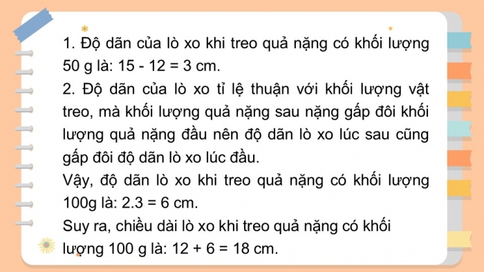 Giáo án PPT KHTN 6 chân trời Bài 39: Biến dạng của lò xo. Phép đo lực