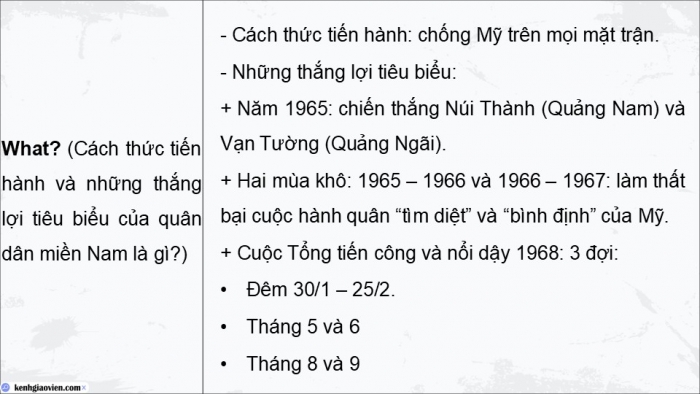 Giáo án điện tử Lịch sử 9 cánh diều Bài 14: Việt Nam từ năm 1954 đến năm 1975 (P3)