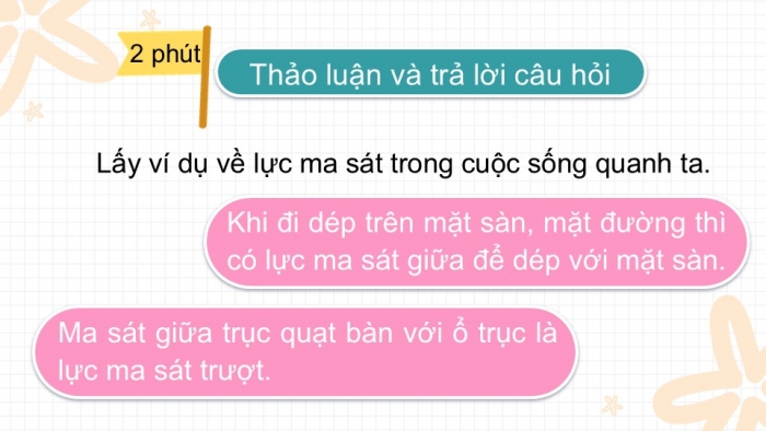 Giáo án PPT KHTN 6 chân trời Bài 40: Lực ma sát