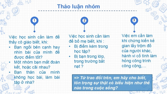 Giáo án PPT Công dân 6 cánh diều Bài 4: Tôn trọng sự thật