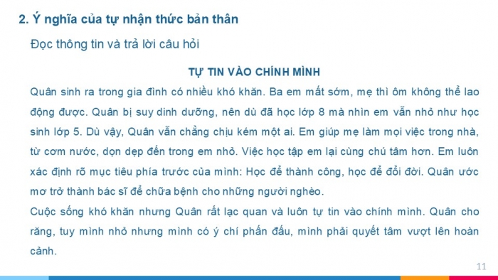 Giáo án PPT Công dân 6 cánh diều Bài 6: Tự nhận thức bản thân