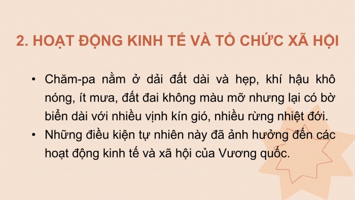 Giáo án PPT Lịch sử 6 cánh diều Bài 18: Vương quốc Chăm-pa