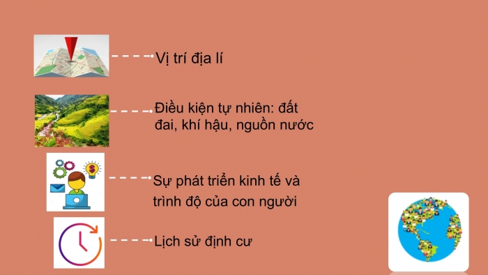 Giáo án PPT Địa lí 6 kết nối Bài 27: Dân số và sự phân bố dân cư trên thế giới