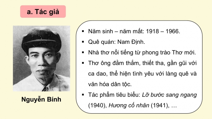 Giáo án điện tử Ngữ văn 9 kết nối Bài 7: Mưa xuân (Nguyễn Bính)