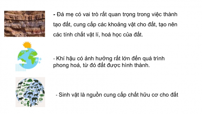 Giáo án PPT Địa lí 6 cánh diều Bài 21: Lớp đất trên Trái Đất