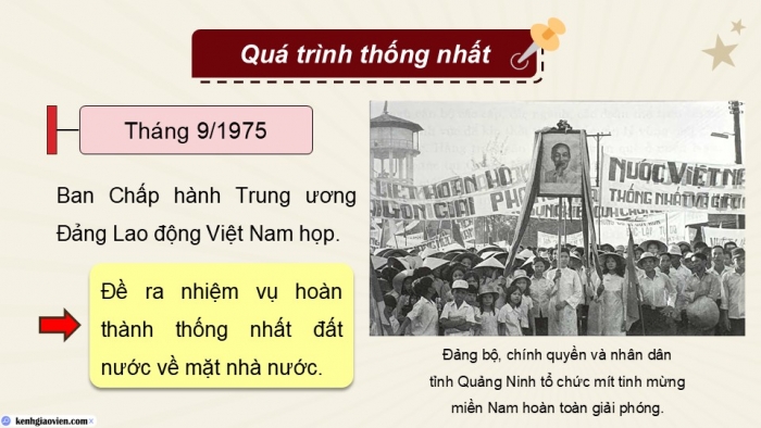 Giáo án điện tử Lịch sử 9 cánh diều Bài 15: Việt Nam từ năm 1975 đến năm 1991