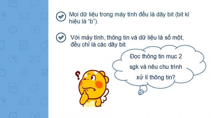 Giáo án PPT Tin học 6 cánh diều Bài 5: Dữ liệu trong máy tính