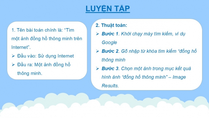 Giáo án PPT Tin học 6 cánh diều Bài 1: Khái niệm thuật toán