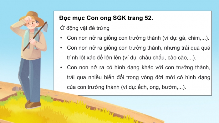 Giáo án điện tử Khoa học 5 cánh diều Bài 11: Vòng đời của động vật đẻ trứng và động vật đẻ con