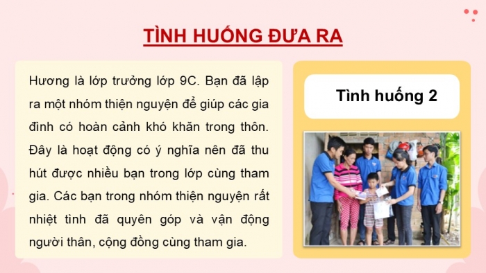 Giáo án điện tử Hoạt động trải nghiệm 9 kết nối Chủ đề 6 Tuần 1